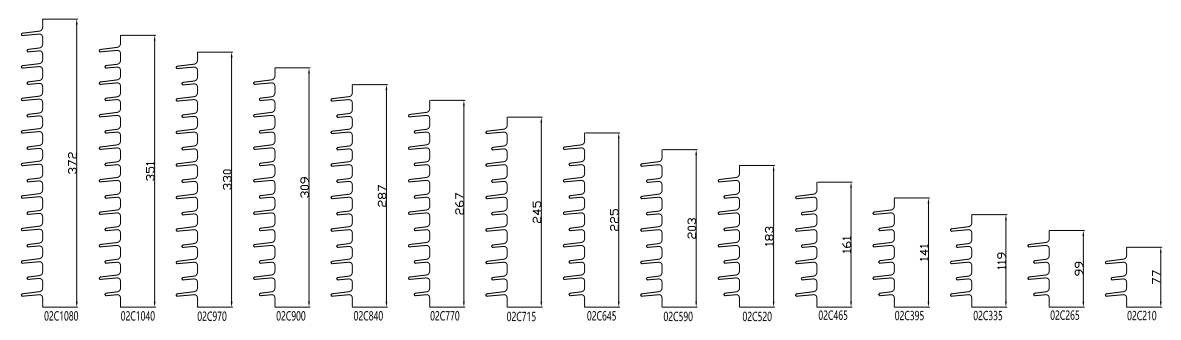 Dimensional Sketch Of The Insulating Parts Of Polymer Lightning Arresters