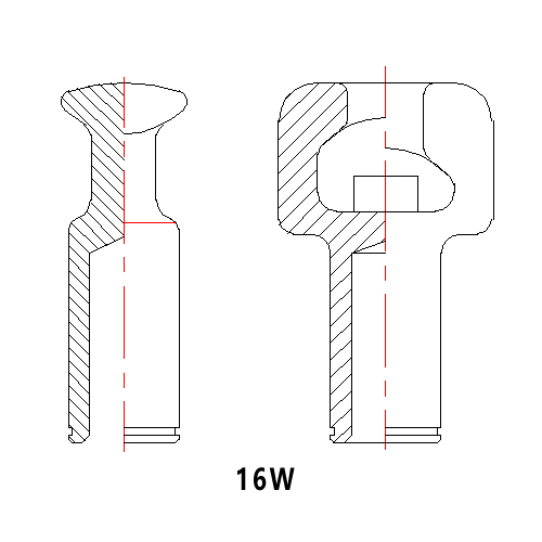 16W Type Composite Suspension Insulator Mark of Gold Instrument