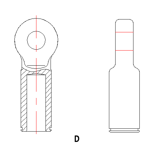 D Type Composite Suspension Insulator Mark of Gold Instrument