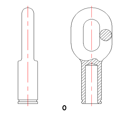 O Type Composite Suspension Insulator Mark of Gold Instrument