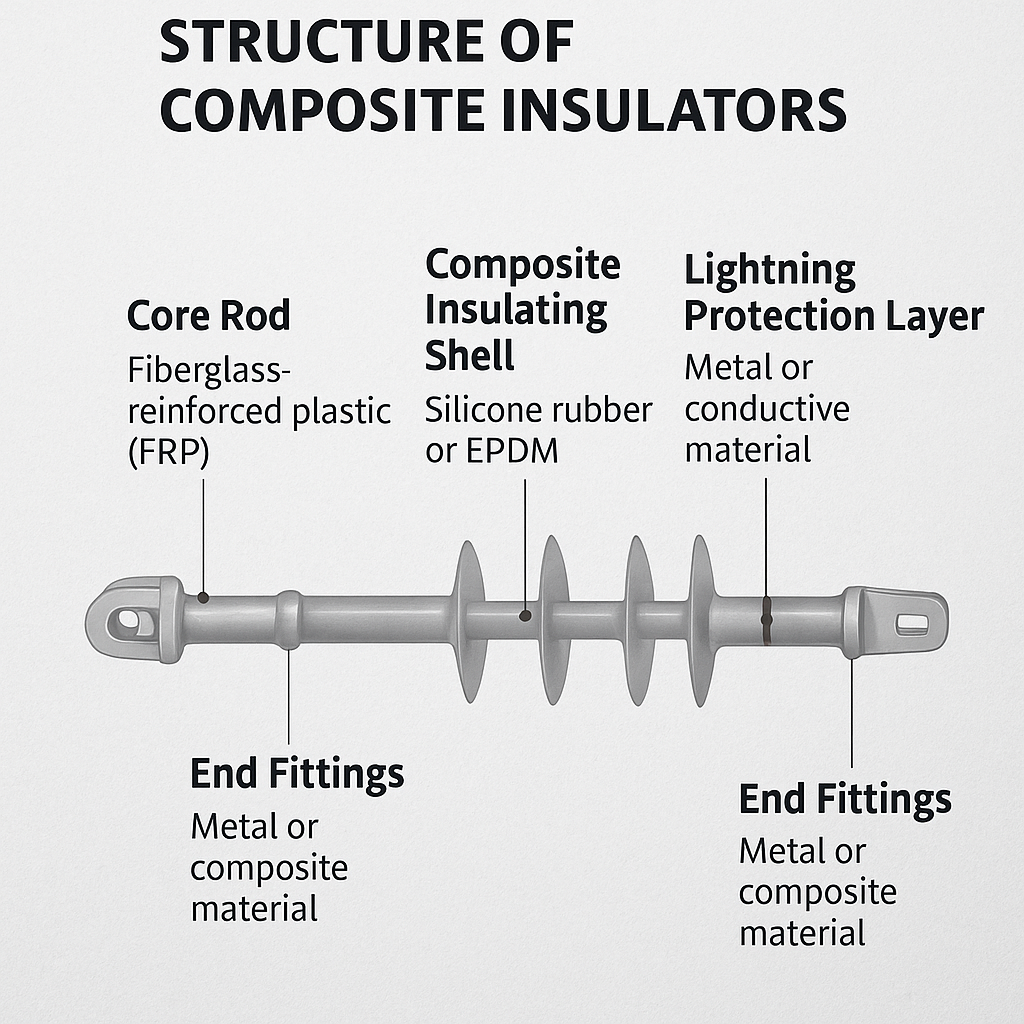 Structure of composite insulators